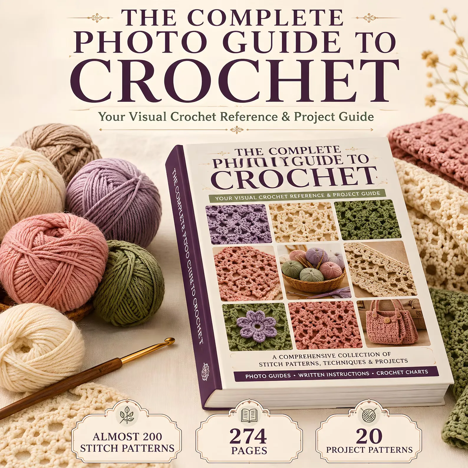 Crochet Hook Sizes: The Complete Chart (mm, US and UK)